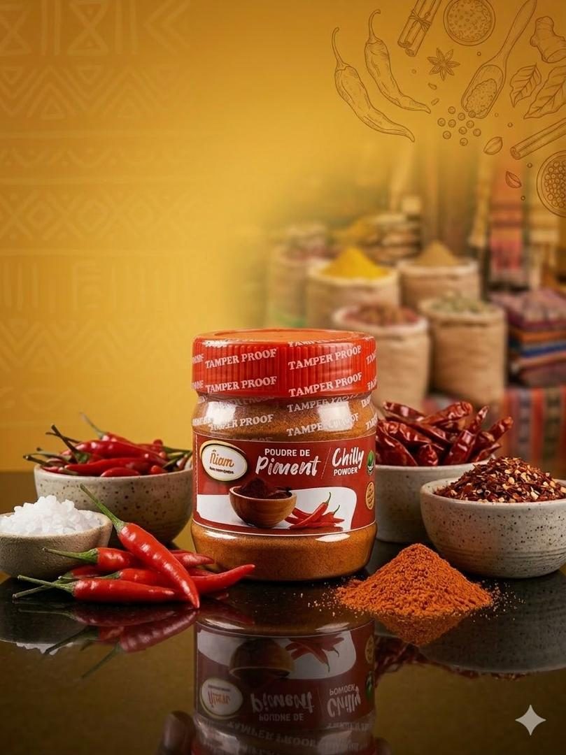 Poudre de Piment / Chilli Powder 100% Naturelle – 100g